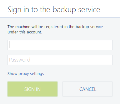 How do I install my online backup client